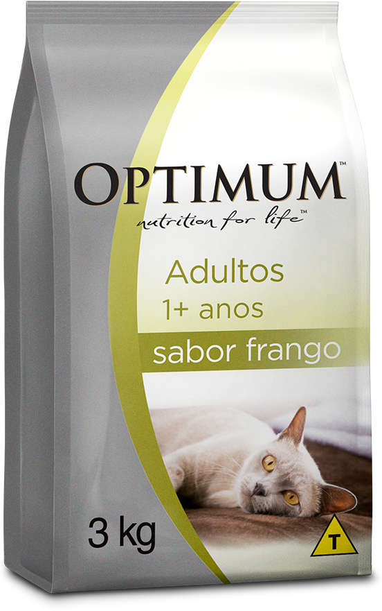 Optimum para Gatos Adultos Sabor Frango 3kg