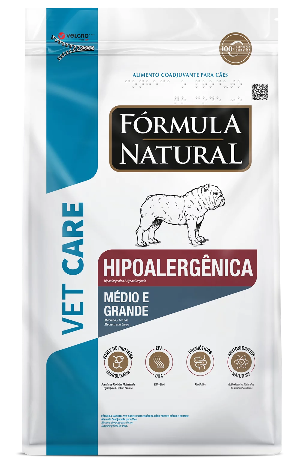 Fórmula Natural Vet Care Cães Hipoalergênica Porte Médio e Grande 10,1kg