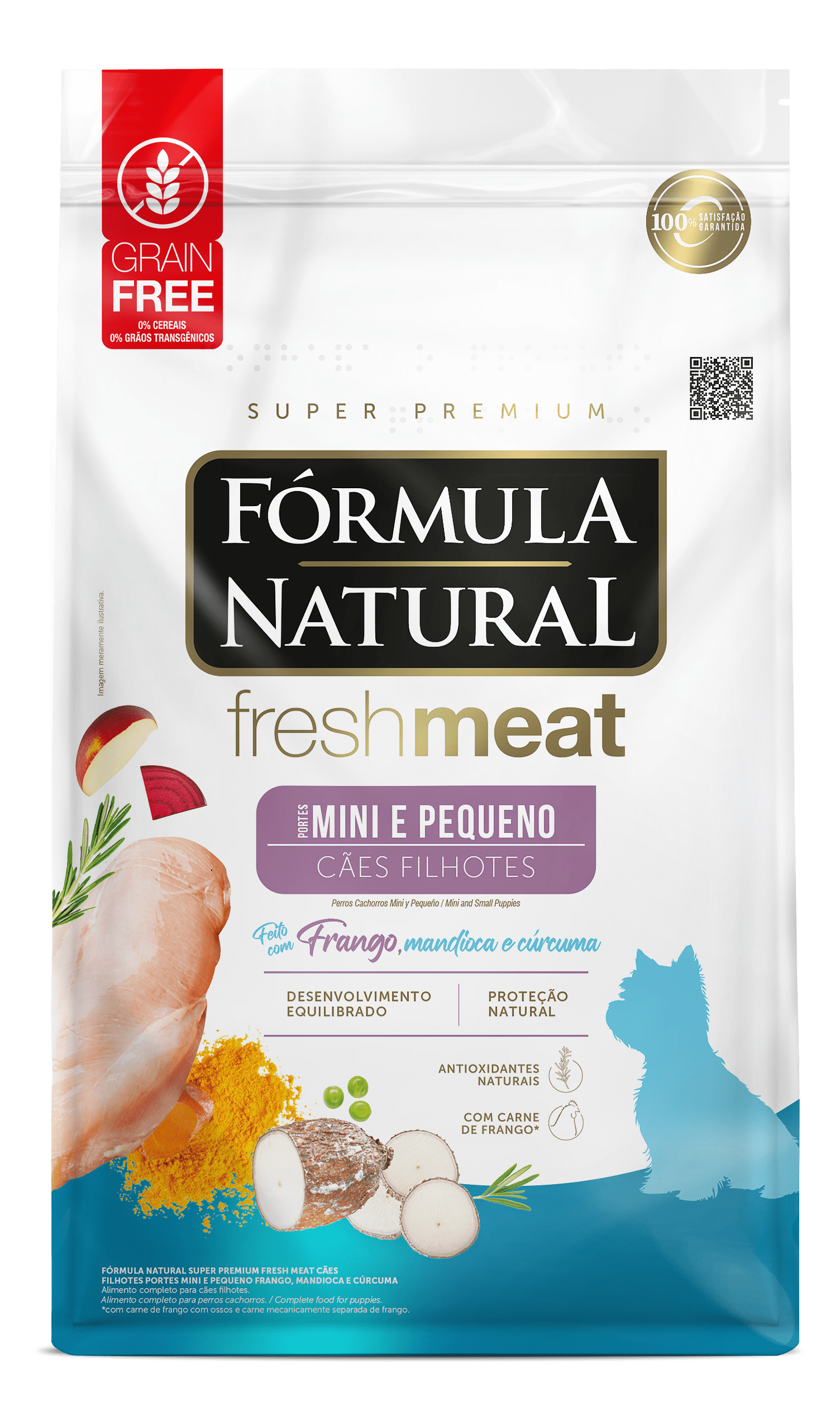 Fórmula Natural Fresh Meat Filhote Porte Mini e Pequeno 2,5kg