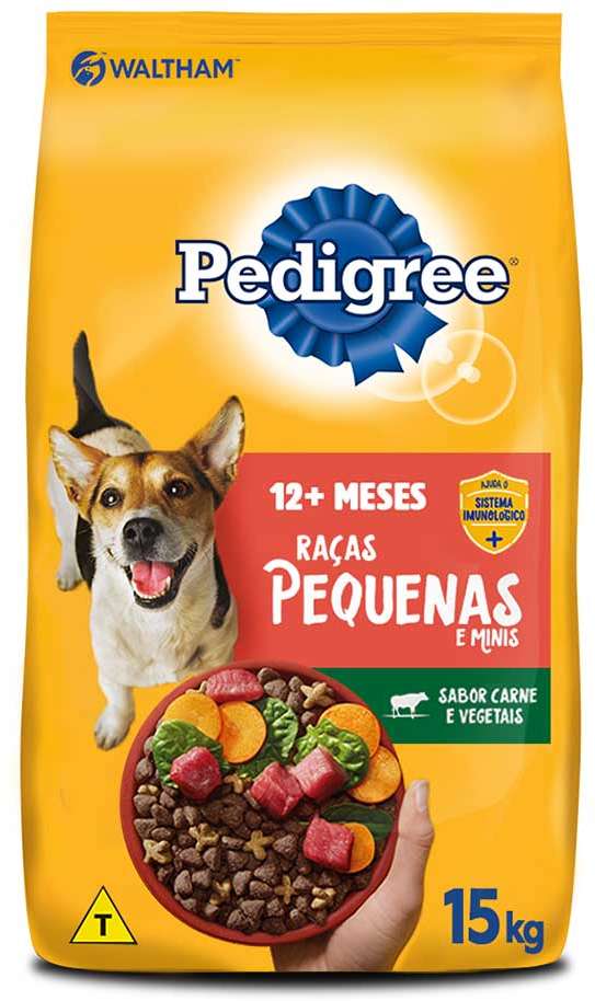 Pedigree para Cães Adultos Raças Pequenas 15kg