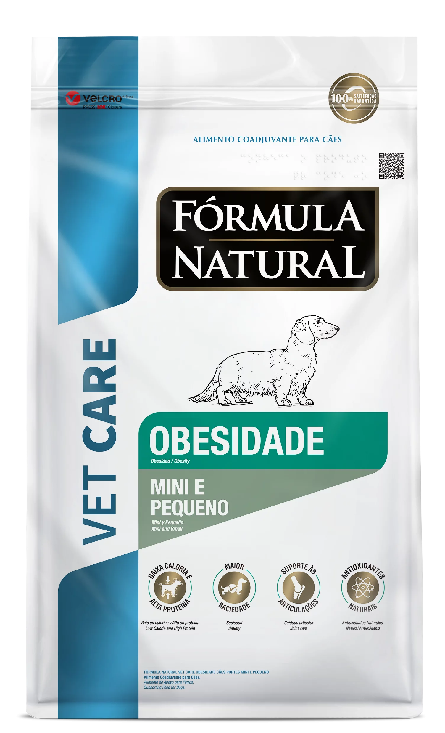 Fórmula Natural Vet Care Cães Obesidade Porte Mini e Pequeno 2kg