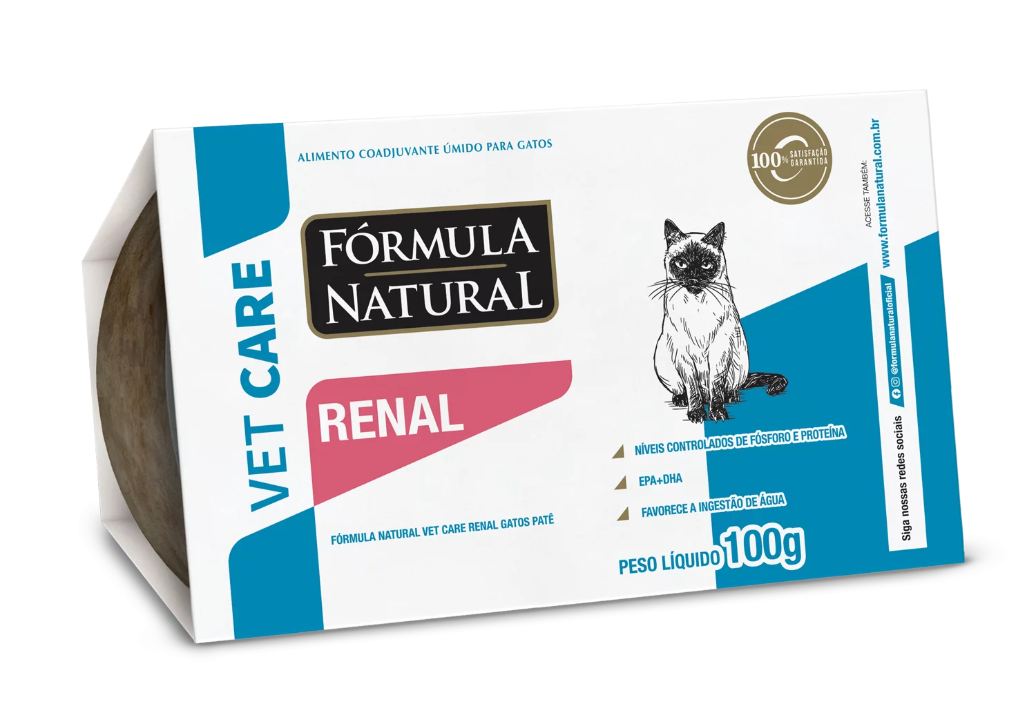 Fórmula Natural Vet Care Pate Gatos Renal 100g